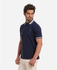 Tie House Casual Polo Shirt - Navy Blue