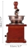 other AJH Vintage coffee bean grinder, manual coffee grinder, made of wood material, with grinding setting and grab drawer, suitable for home, office, coffee bar