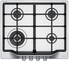 Franke Built-in Gas Hob 4 Burners 60 cm Cast Iron Trend Line Stainless FHTL 604 3G TC XS C