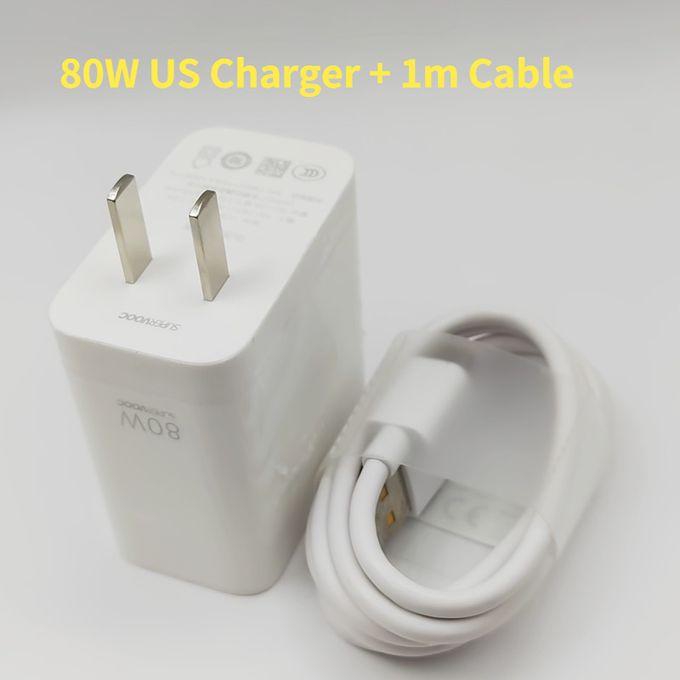80W OPPO Supervooc US Find X5 Find X5 Pro Fast Charger USB