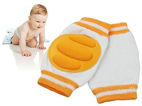 Generic super Infant Toddler Baby Knee Pad Crawling Safety Protector - orange