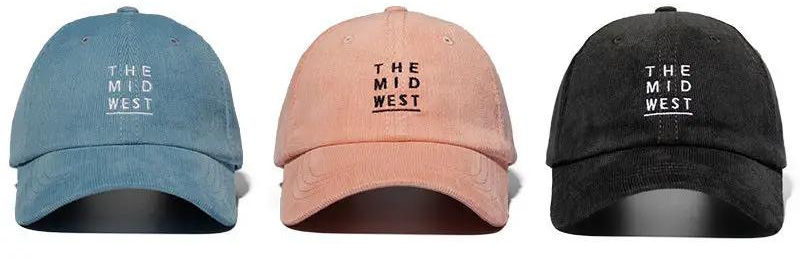 The New Fashion Black hat trend Embroidery Baseball Cap Wild Shade Caps