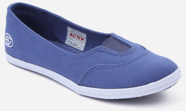 Activ Solid Slip On Shoes - Dark Blue