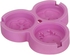 Get Silicone Ice Cream Mold, 3 Eyes, 3 Sticks - Mauve with best offers | Raneen.com