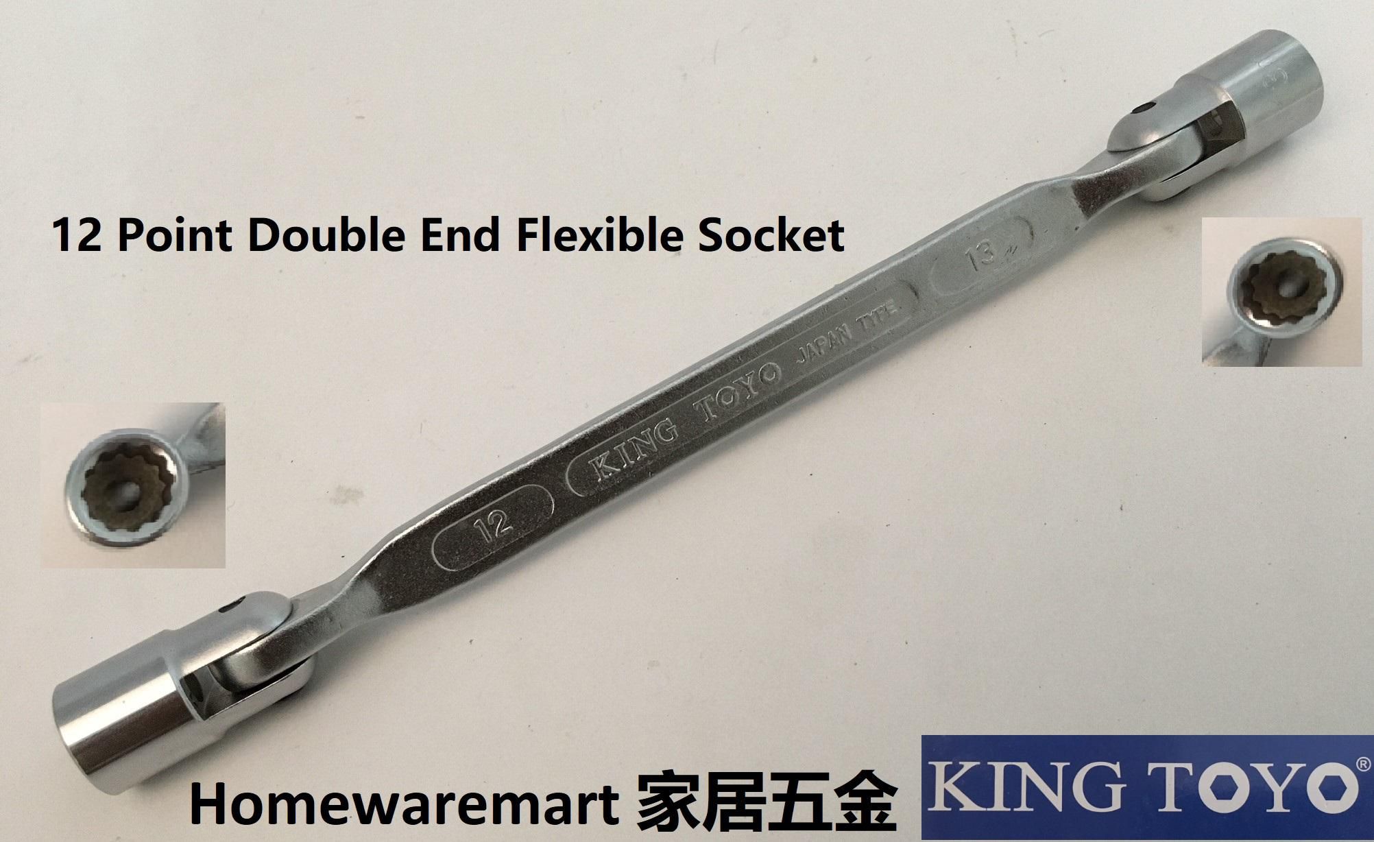 King Toyo Double End 12 Point Flexible Socket Wrench For Mechanical