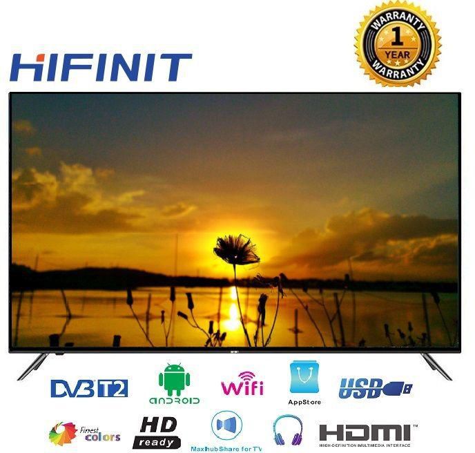 Hifinit 43E3S 43 Inch Android Smart Full HD LED TV - Black