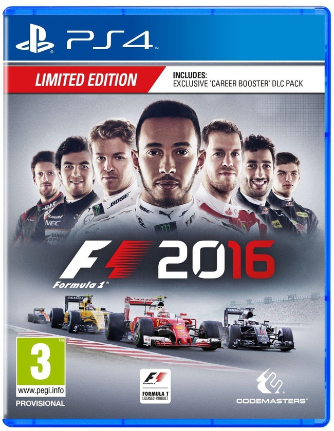 F1 Formula 1 2016 Limited Edition for PS4