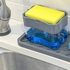 Dispenser, Liquid Soap Pump And Sponge Holder
