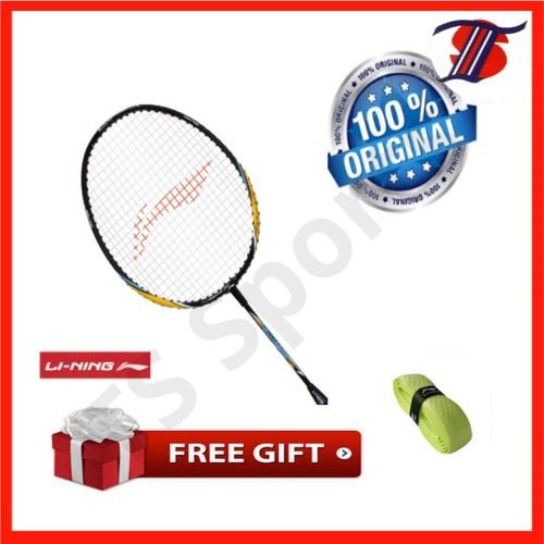 Racket badminton Li-Ning 1/ 2pcs free grip