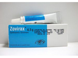 what is zovirax eye ointment used for