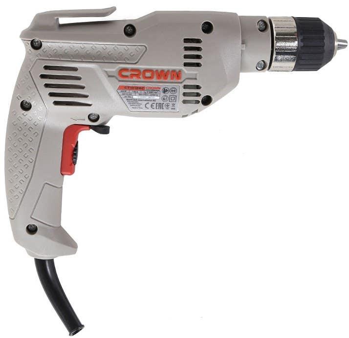 Get Crown CT10126 Drill, 400 Watt, 10mm - Multicolor with best offers | Raneen.com