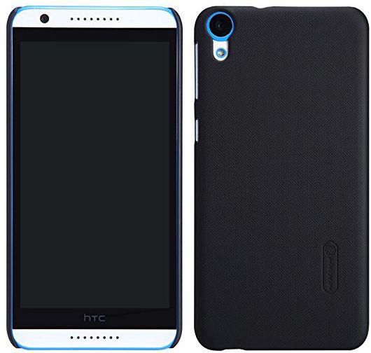 NILLKIN Super Frosted Shield Hard case Cover with Screen Protector for HTC Desire 820 - Black