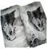 3D Double Wolf Printing Theme Bed Set Quilt Cover Pillowcases Housewarming Gift Decoration 2pcs/3pcs Dimensions:200X230 3pcs Couple wolf 37*37*37cm