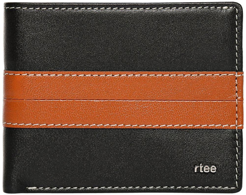 RTEE Black Leather For Men - Bifold Wallets