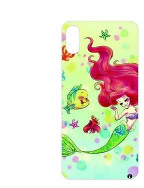 Printed Back Phone Sticker For Iphone Xs Animation Ariel Princess From The Little Mermaid Movie By Disney