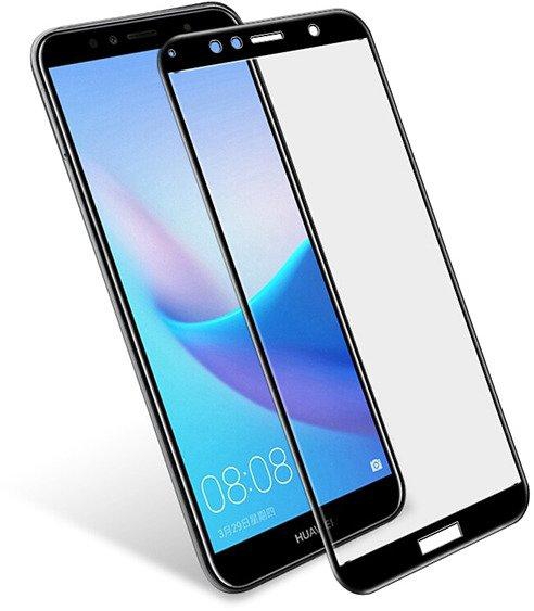 Bdotcom Full Covered Tempered Glass Screen Protector for Huawei Honor 7A (Black)