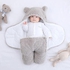Sleeping Bags for Babies Thicken Newborn Baby Wrap Blanket Warm Winter Newborn Envelope Soft Infant Sleep Sack 0-9 Months (white)