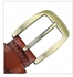Casual Belt For Youth, Genuine Leather - Havana Color