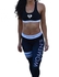 Sunshine New Women Fashion Skinny Gym Running Fitness Breathable Fabric Elastic Casual Sports Ygoa Leggings Pants-black