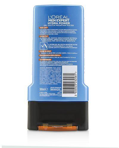LOreal Paris Men Expert Hydra Power Mountain Water Shower Gel for Face, Body and Hair - 300ml
