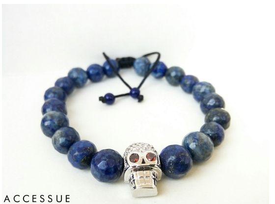 Generic Skull charm Bracelet - Blue