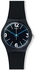 Swatch GB292 Silicone Watch – Black