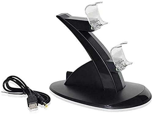 eWINNER Dual Charging Stand with USB LED Dock Station for PS4 Controller