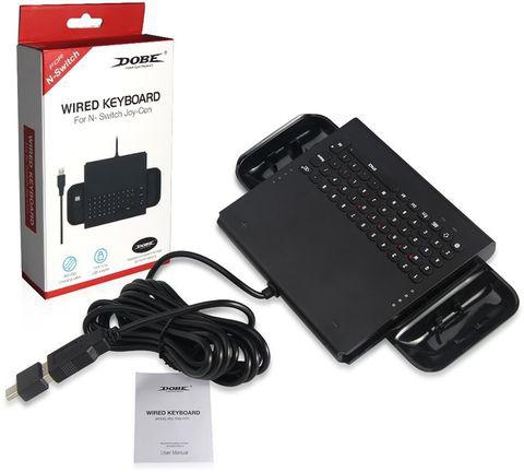 Generic Switch JOY-CON Wired Keyboard Can Be Connected To The Base TNS-1777 black
