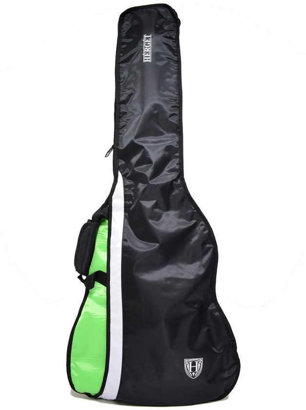 HERGET vital™ Bass Guitar Gig Bags,  3mm padded (Black/Apple)