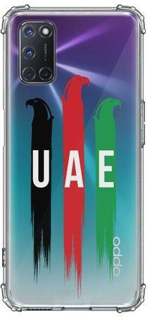غطاء حماية من سلسلة كلاسيك كلير لهاتف أوبو A92 صقور الإمارات العربية المتحدة