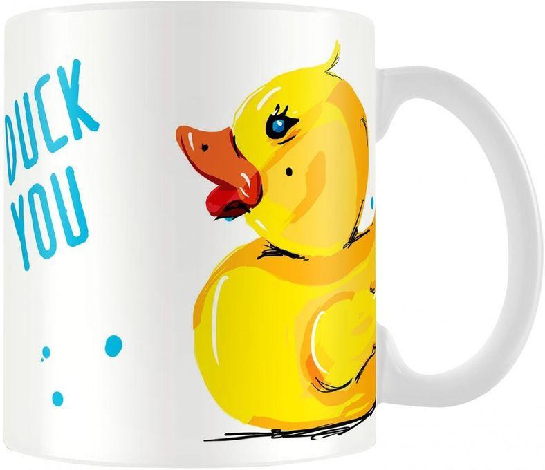 YM Sketch Duck Ceramic Mug