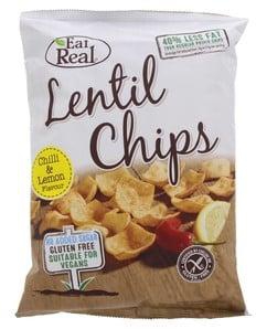 Eat Real Chili & Lemon Lentil Chips 113 g