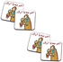 Set of 4 Ramadan wooden coaster printed , 2724622373547