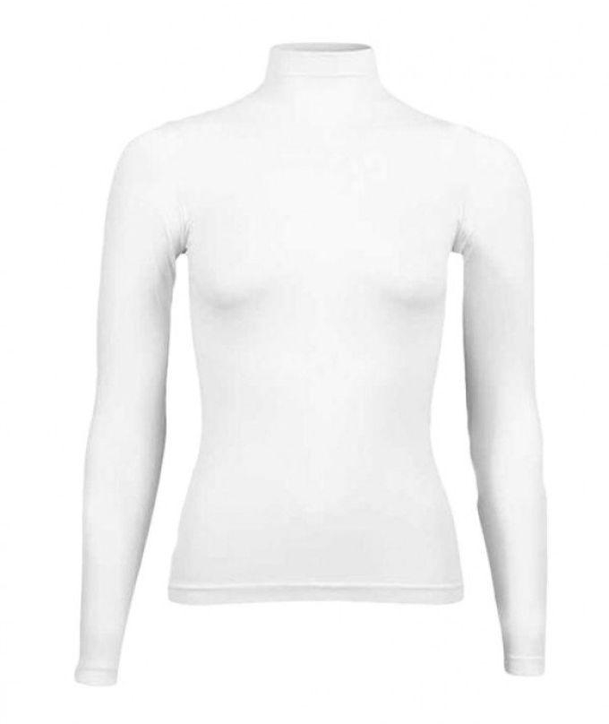 Women Basic Top - Lycra - White