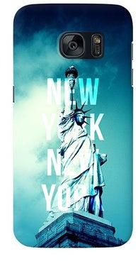 Premium Slim Snap Case Cover Matte Finish for Samsung Galaxy S7 New York New York