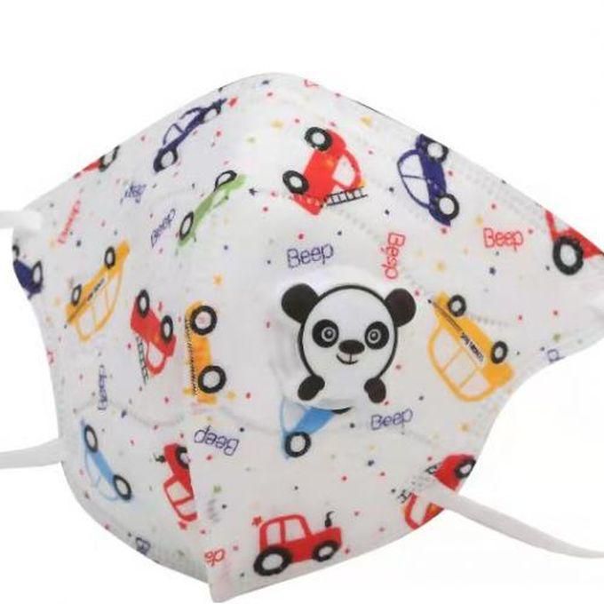 Fashion Kids Multicolor Micky Mouse Face Mask- With Respirator
