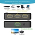 HDMI Switch 3X1, Support HDCP 1080p 3 in 1 Out HDMI Switcher 4K Intelligent 3 Port 4K HDMI Auto Switcher Box Audio/Video Switcher Adapter Compatible with 4K Ultra HD Resolution for PC Xbox(3 in 1 Out)