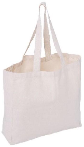 Unisex Canvas Bag / Recycle Bag / Shopping Bag / Tote Bag (Beige)