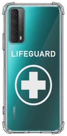 غطاء حماية واقٍ لهاتف هواوي Y7a طبعة كلمة "Lifeguard"