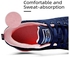 لامينكوا حذاء رياضي للجري الهوائي خفيف الوزن للنساء بوسادة هوائية للمشي والتنس للنساء، لون ازرق وبينك، مقاس 10, أزرق وزهري, 40 EU