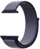 Smart Stuff Comfort Woven Band for Apple Watch 1, Size 42mm (Midnight Blue)