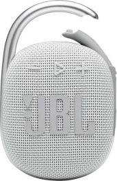 JBL Clip 4 Portable Bluetooth Speaker, White - JBLCLIP4WHT