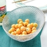 2Fruit Salad Bowl Dried Fruit Snack Plate Decoration Bowls .(large+small)