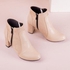 Lifetsylish Ankle Boot R-9 Leather - Beige
