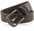Generic New Men's Leather Belts Pin Buckle Fashion Genuine Belts Classical Style Waistband (Brown)