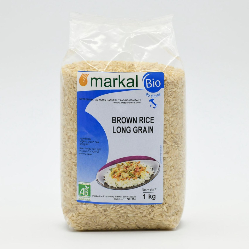 ماركال أرز بني حبة طويلة 1 كج (عضوي)