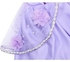 طقم زي تنكري لشخصية الأميرة صوفيا بتصميم فستان فاخر بأكمام منفوخة ومطاطية للحفلات