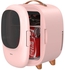 Baseus Desktop 8L Mini Car Household Refrigerator 60W Power Dual Use Warmer and Cooler – Pink
