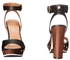 Tommy Hilfiger Womens Wendel2 Platform Dress Sandal- Black - Size 39 US / 39.5 EU