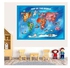 WORLD MAP - Colorful Wall Hanging Colorful Map Wall Hanging 90 By 150 Cm Printing On Premium Paper PRINTED BY UP TO DATE EGYPT